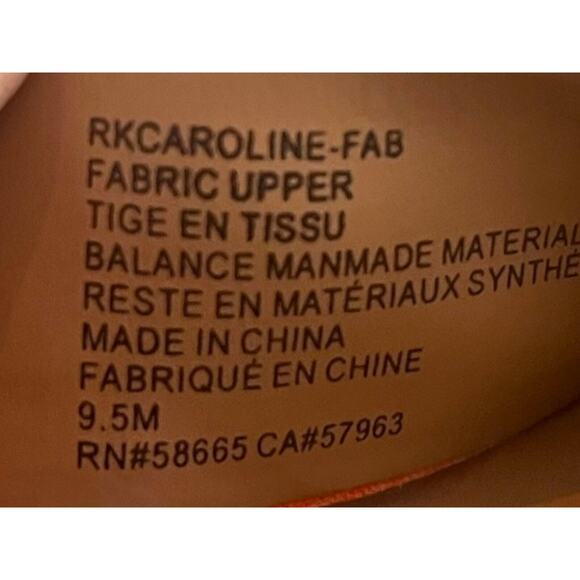 Nordstrom Rack Caroline Platform Wedge Heel Sandal Orange Size Women 9.5M - Picture 6 of 6